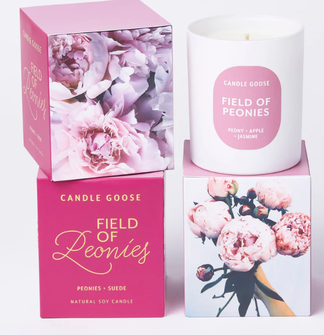 Candle Goose - Field of Peonies 300g