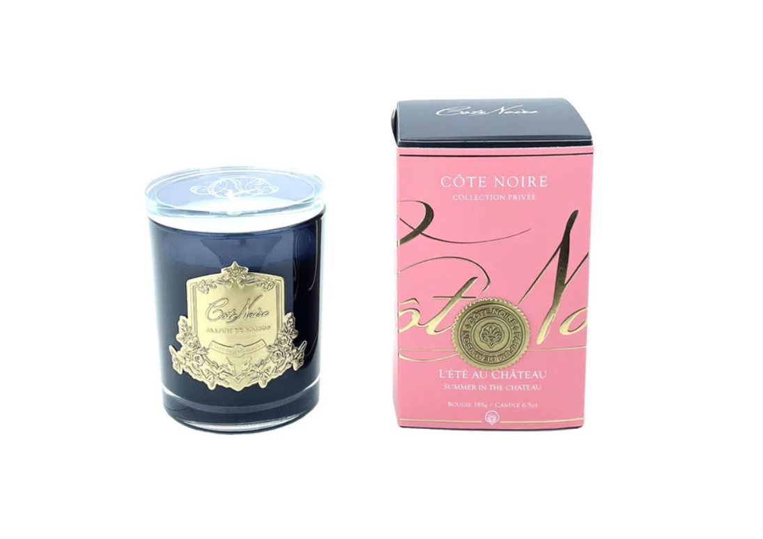 Cote Noire Gold Badge Candle - Summer in the Chateau 185g